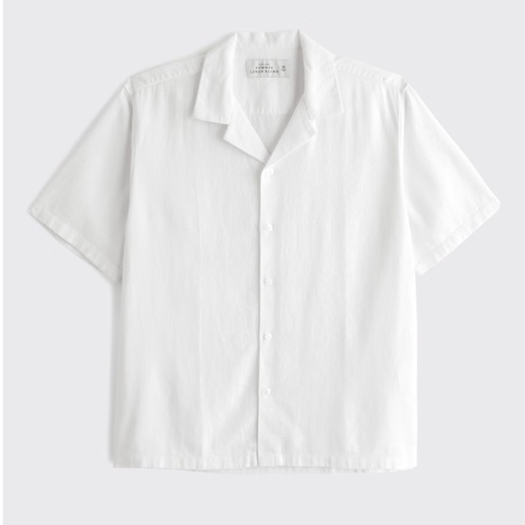 Abercrombie & Fitch Tops - Short Sleeve White Button Down